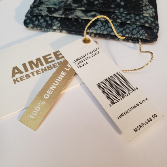 NWT Aimee Kestenberg  London Leather CC Wallet - Picture 9 of 10